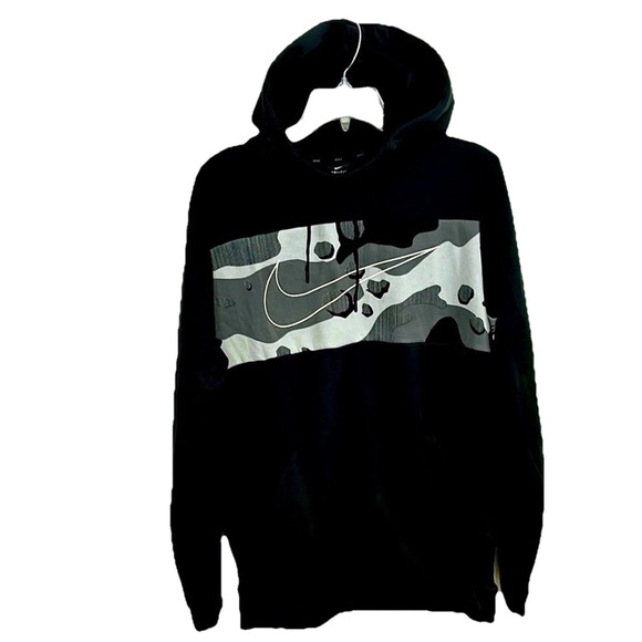 Nike Therma Pullover Training Hoodie Camo Print - M - EUC - Picture 1 of 4